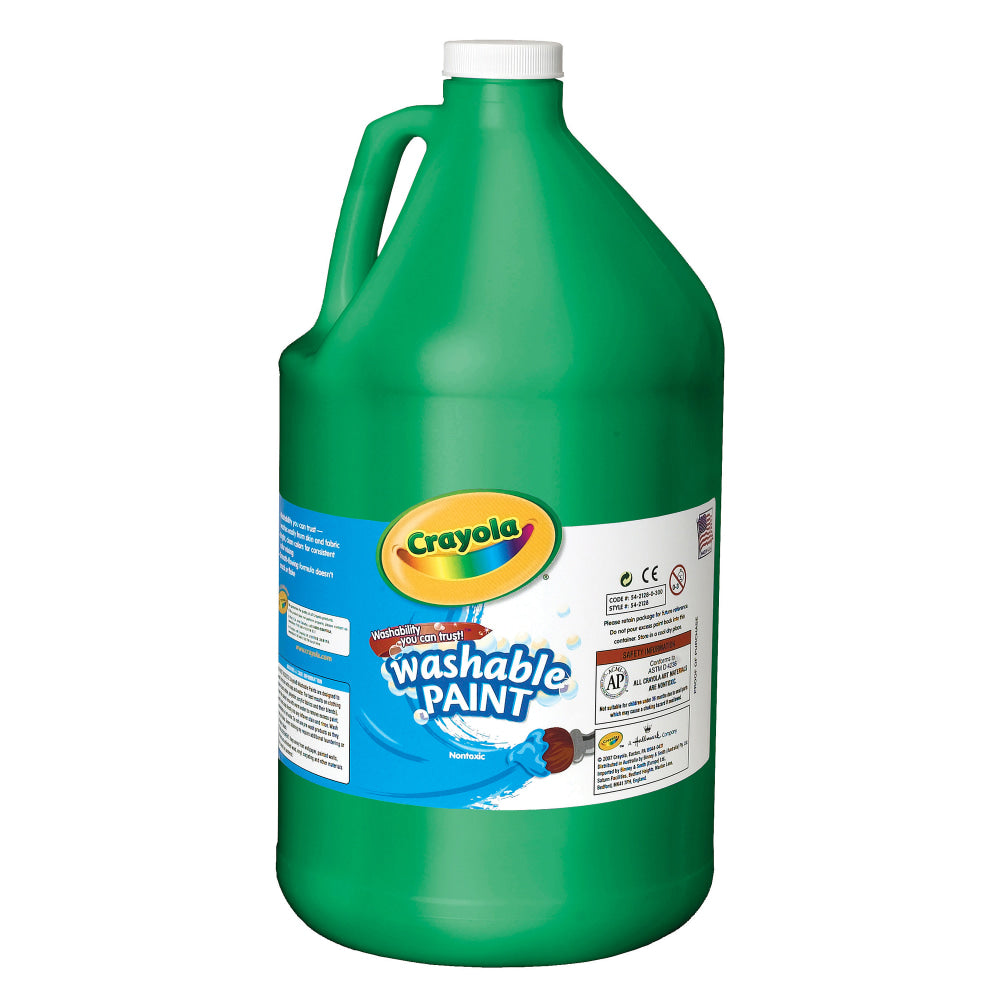 Crayola Washable Paint, Green, Gallon