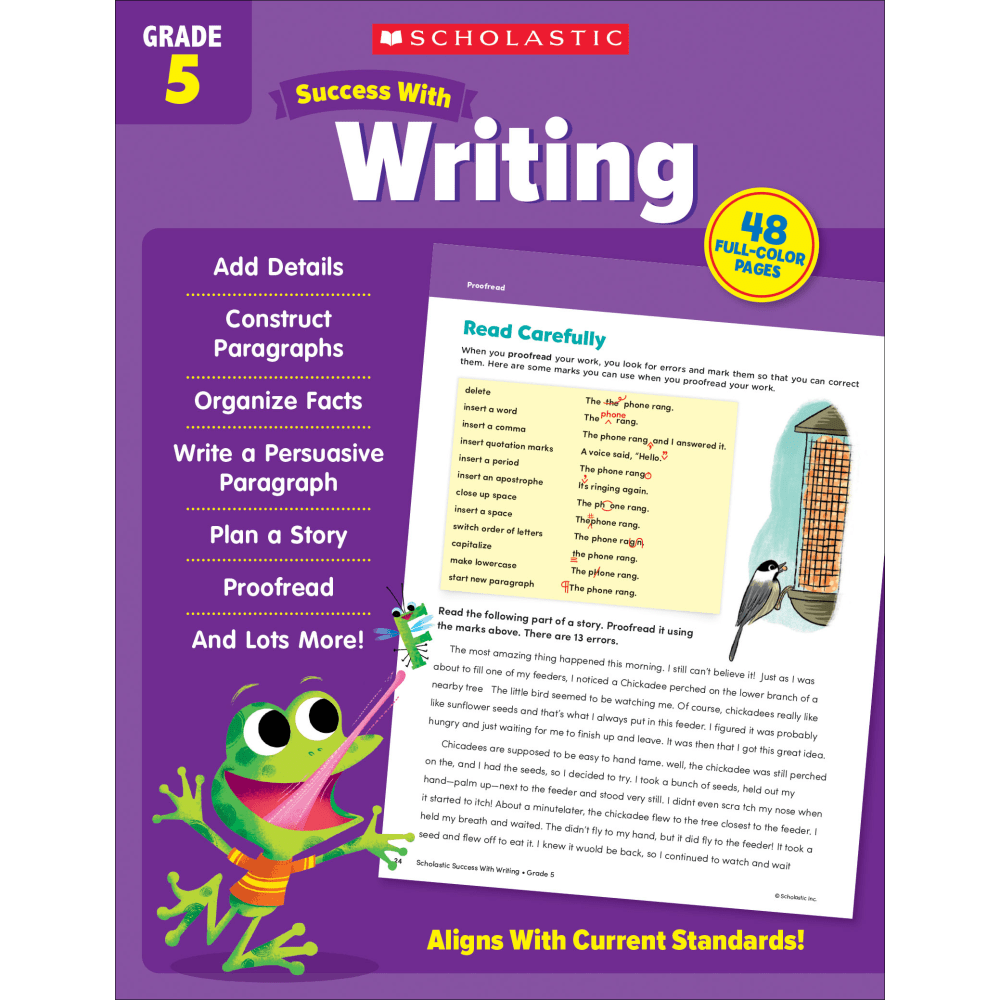 Scholastic Success With Writing, Grade 5