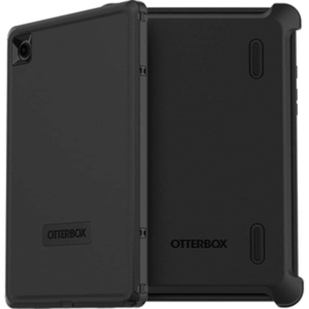 OtterBox Defender Carrying Case (Holster) for 10.5in Samsung Galaxy Tab A8 Tablet - Black - Dirt Resistant Port, Dust Resistant Port, Lint Resistant Port, Drop Resistant - Holster - 10.6in Height x 7.2in Width x 1.1in Depth - Retail