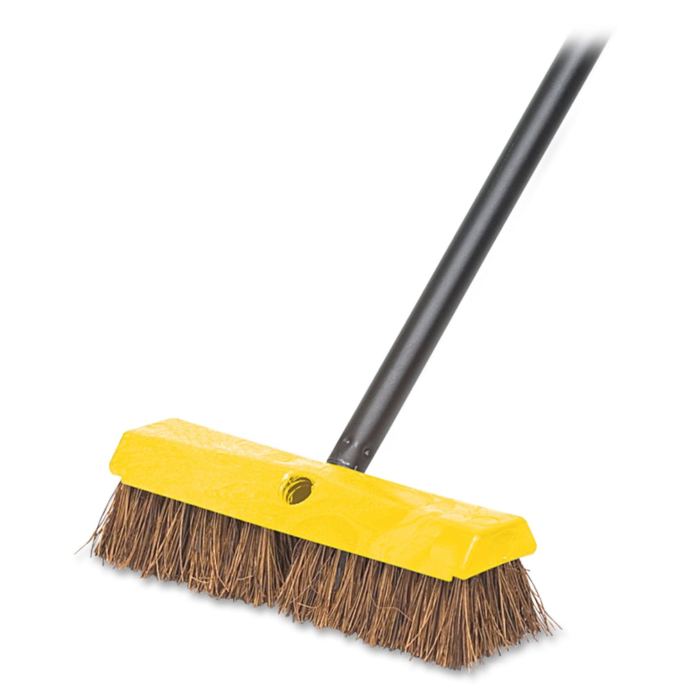 Rubbermaid Rugged Deck Brush, Yellow