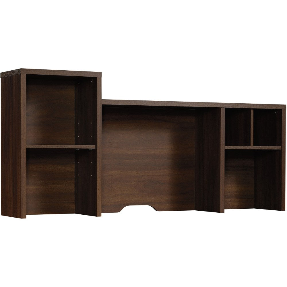 Sauder Englewood 59inW Computer Desk Hutch, Spiced Mahogany