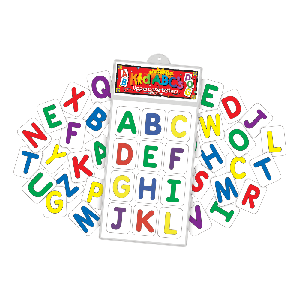 Barker Creek Learning Magnets Now I Know My ABCs Kit, Pre-K To Grade 3