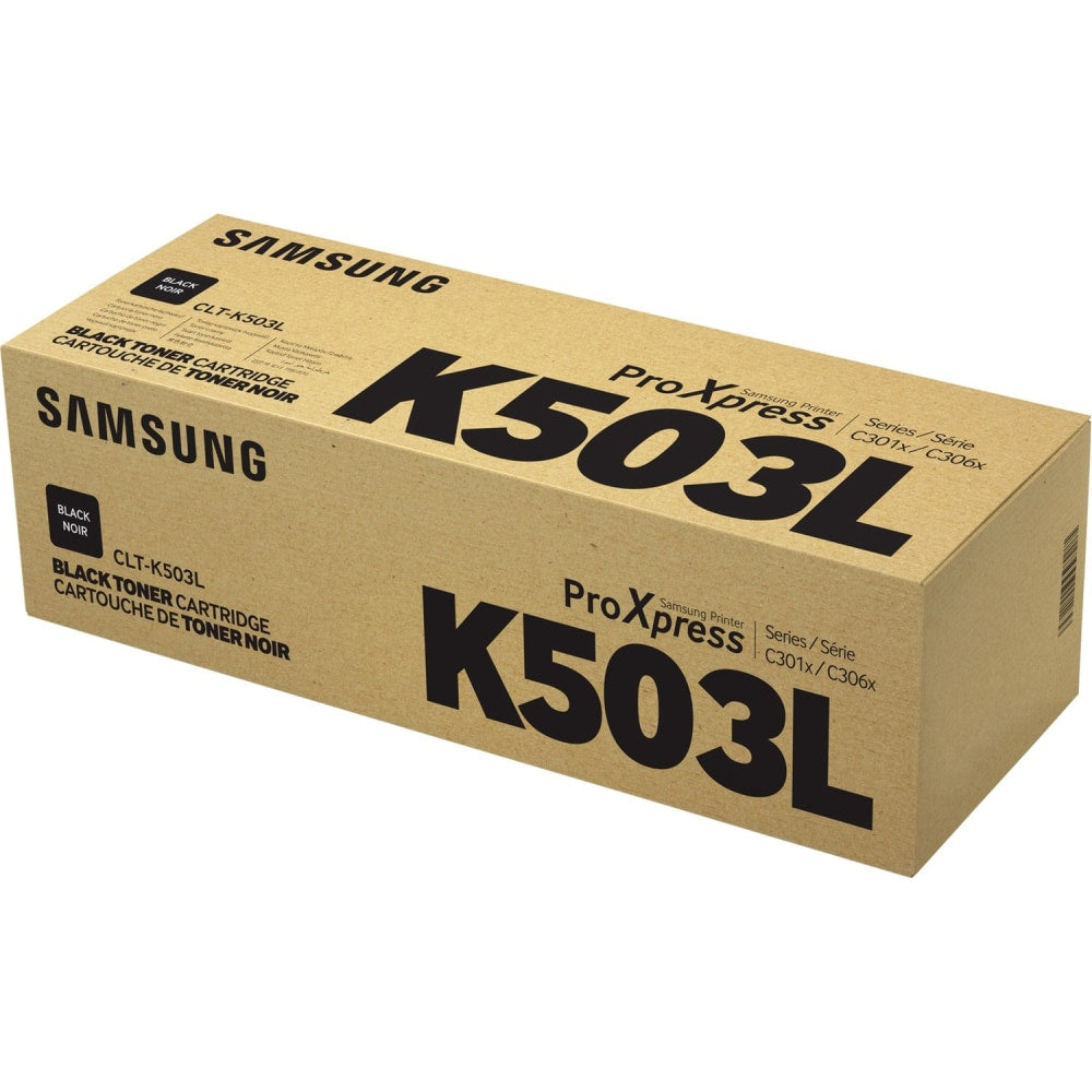 Samsung CLT-K503L High Yield Laser Toner Cartridge - Black - 1 Pack - 8000 Pages