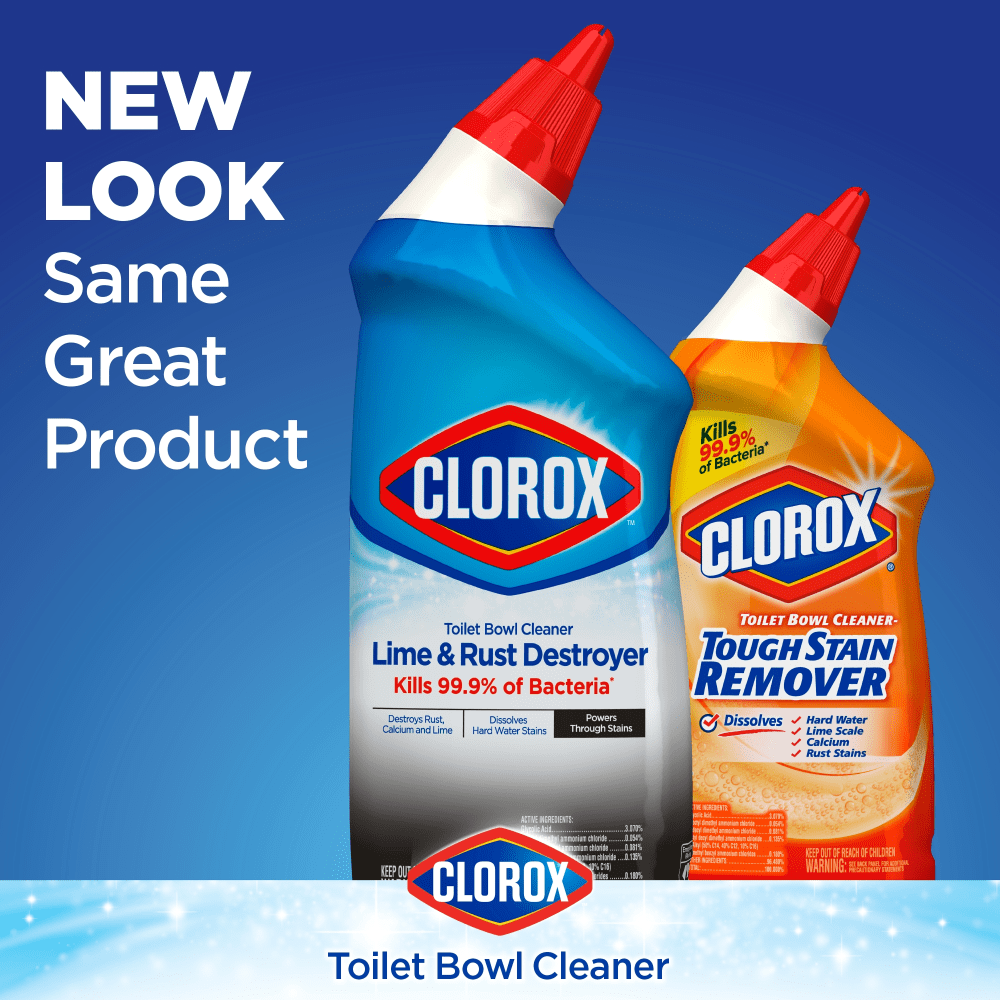 Clorox Toilet Bowl Cleaner With Bleach, 24 Oz Bottle