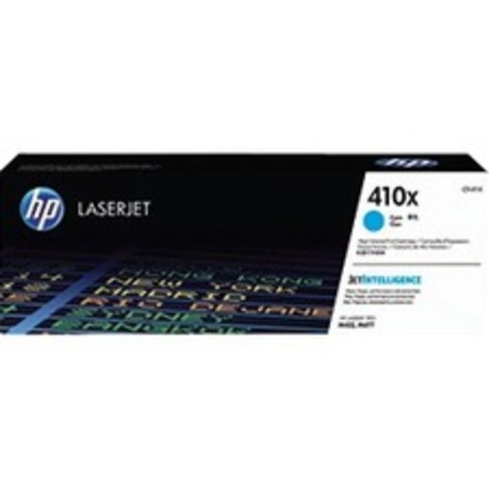 HP 410X Cyan Contract High Yield Toner Cartridge, CF411XC