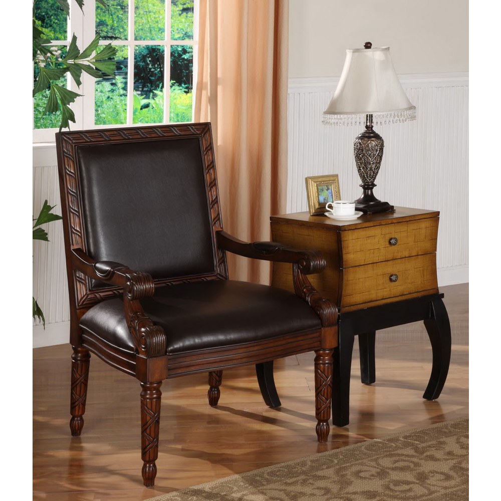 Coast to Coast Accent Chair, Brown