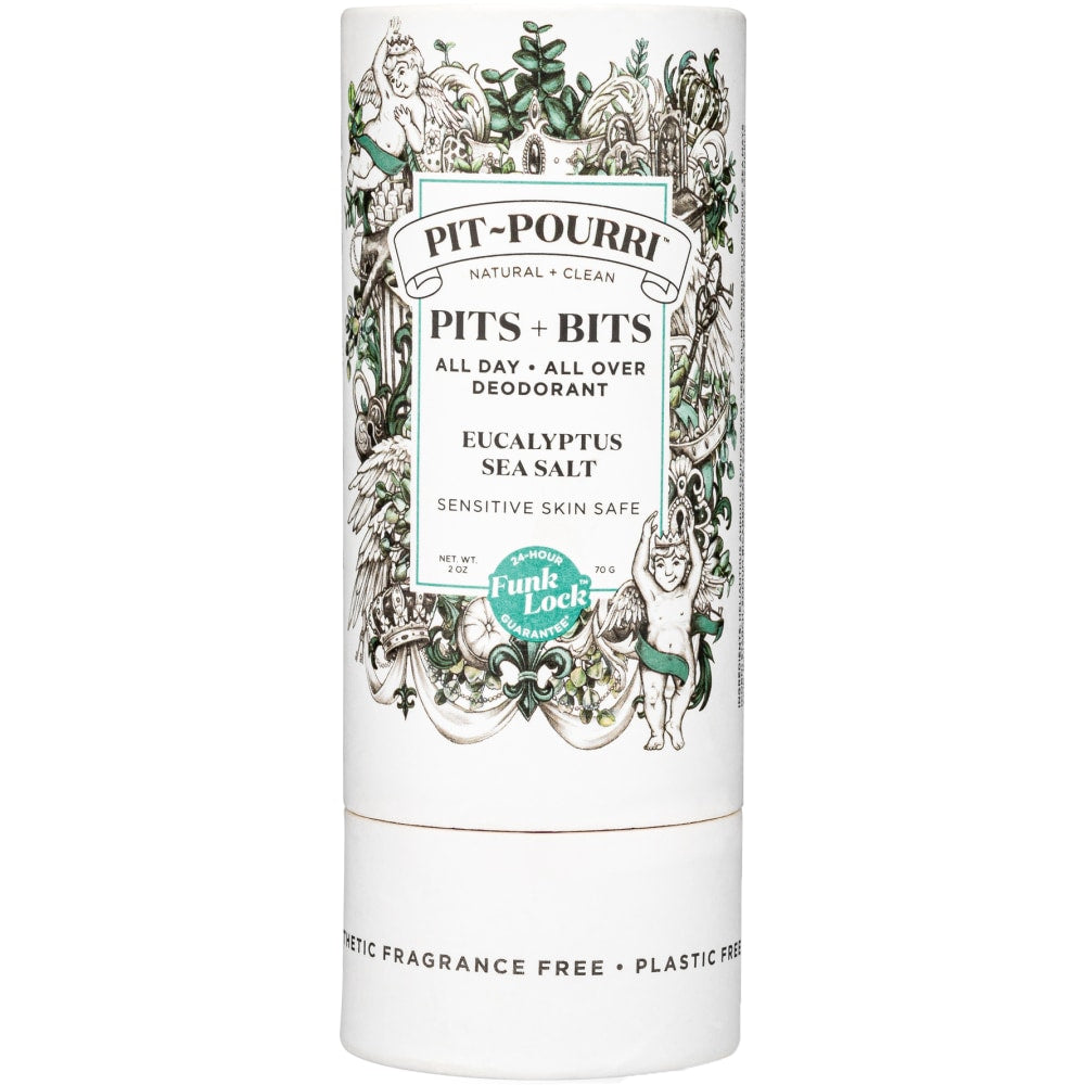 Poo-Pourri Pit-Pourri Natural Deodorant, Eucalyptus Sea Salt/Ocean Spray Mist/Citrus Sparkle, 2 Oz, Pack Of 6