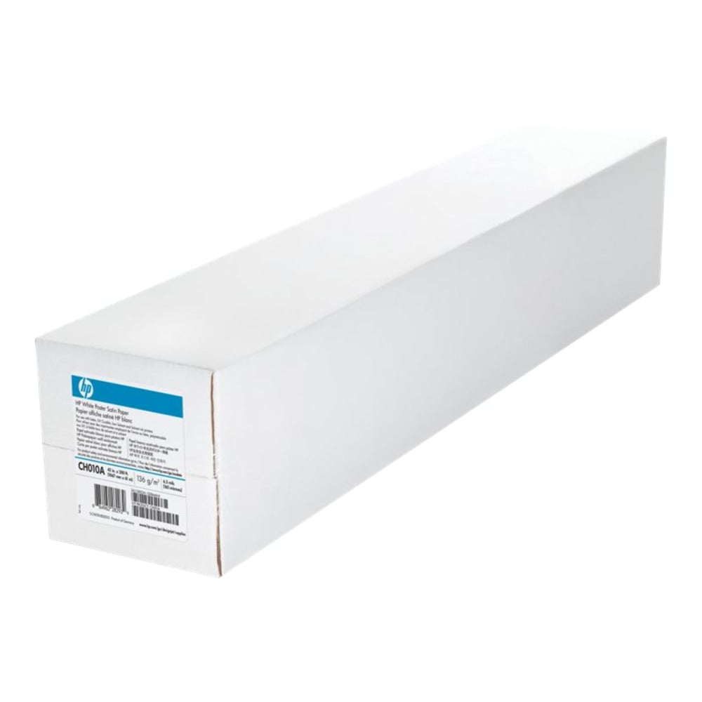 HP - Satin - Roll (42 in x 200 ft) - 136 g/m2 - 1 roll(s) poster board - for DesignJet 10000, 9000, H35100, H35500, H45100, H45500, L25500, L65500; Scitex FB910, FB950