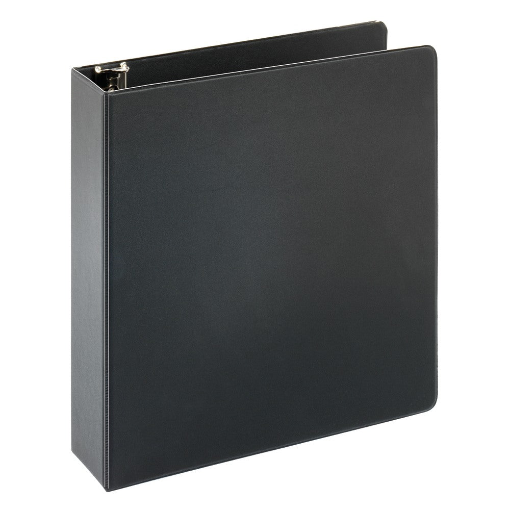 Just Basics Economy Nonview 3-Ring Binder, 2in Round Rings, Black