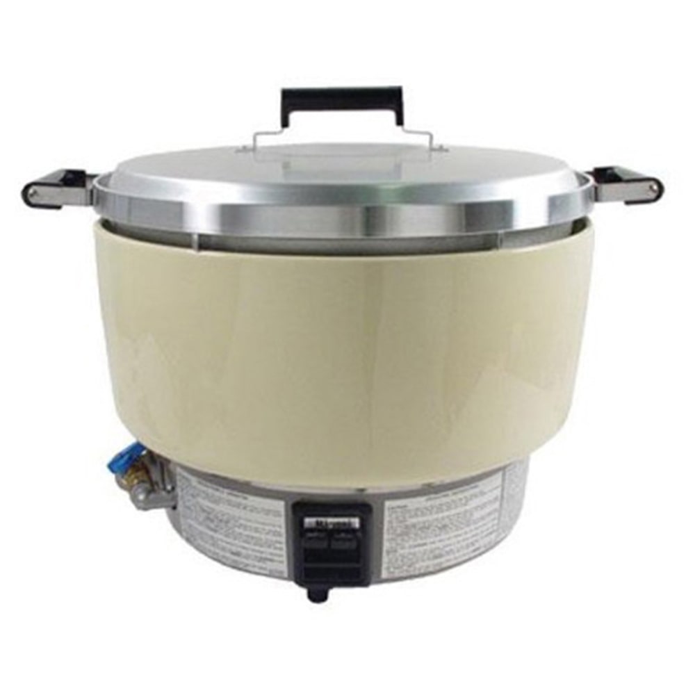 Commercial Natural Gas Rice Cooker, 55 Cups, Stainless Steel