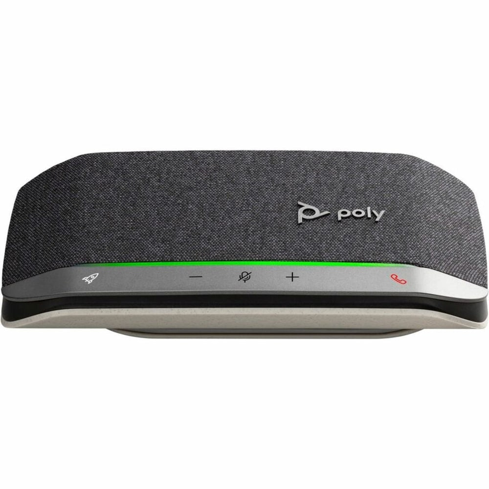 Poly Sync 20 Wired/Wireless Speakerphone - Microsoft Teams - Silver - 3 - 40 mm Speaker(s)