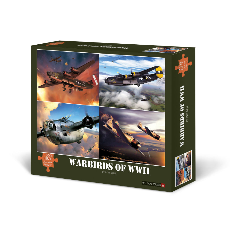 Willow Creek Press 1,000-Piece Puzzle, 26-5/8in x 19-1/4in, Warbirds Of WWII