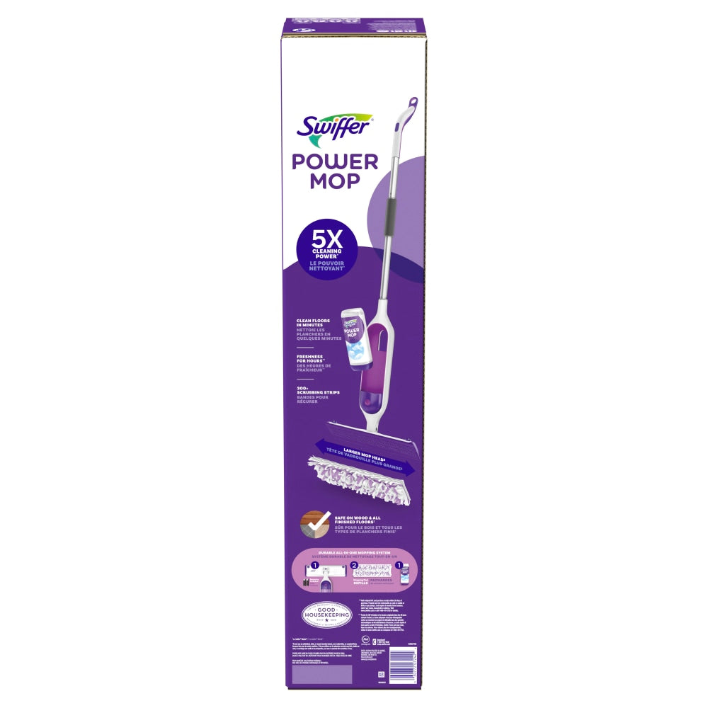 Swiffer PowerMop Multi-Surface Mop Kit, Fresh Scent, 15in