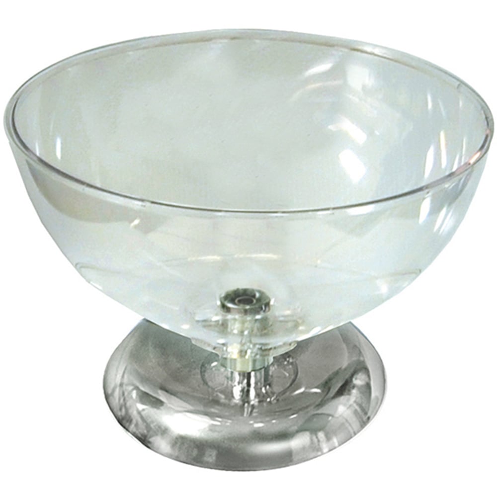 Azar Displays Single Bowl Display, 8-1/2inH x 12inW x 12inD, Clear