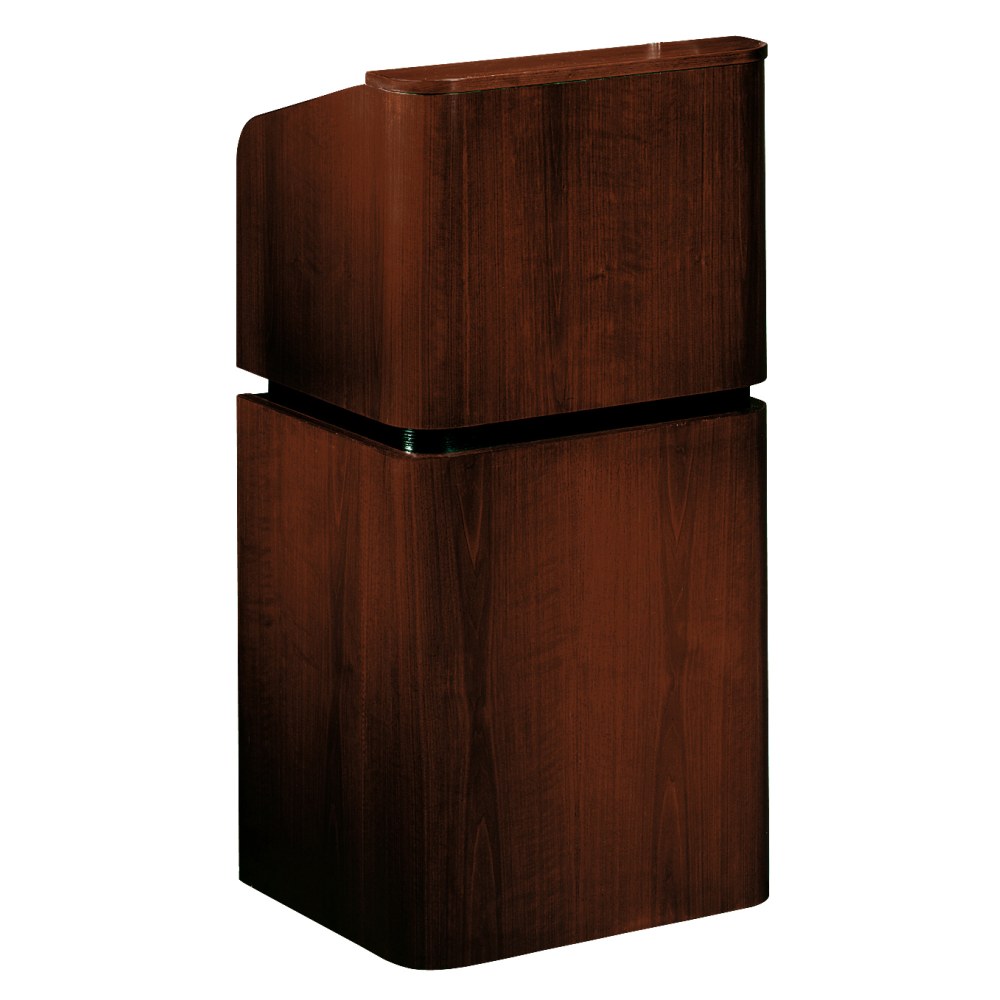 Oklahoma Sound Tabletop & Base Combo Non-Sound Lectern, Mahogany/Walnut