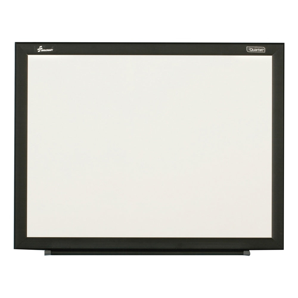 SKILCRAFT Dry-Erase Whiteboard, 36in x 48in, Aluminum Frame With Black Finish (AbilityOne 7110 01 651 1296)