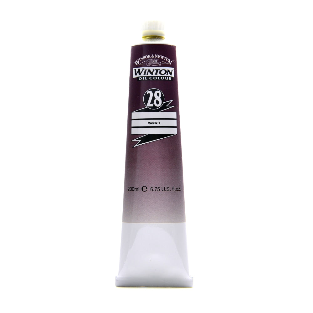 Winsor & Newton Winton Oil Colors, 200 mL, Magenta, 28