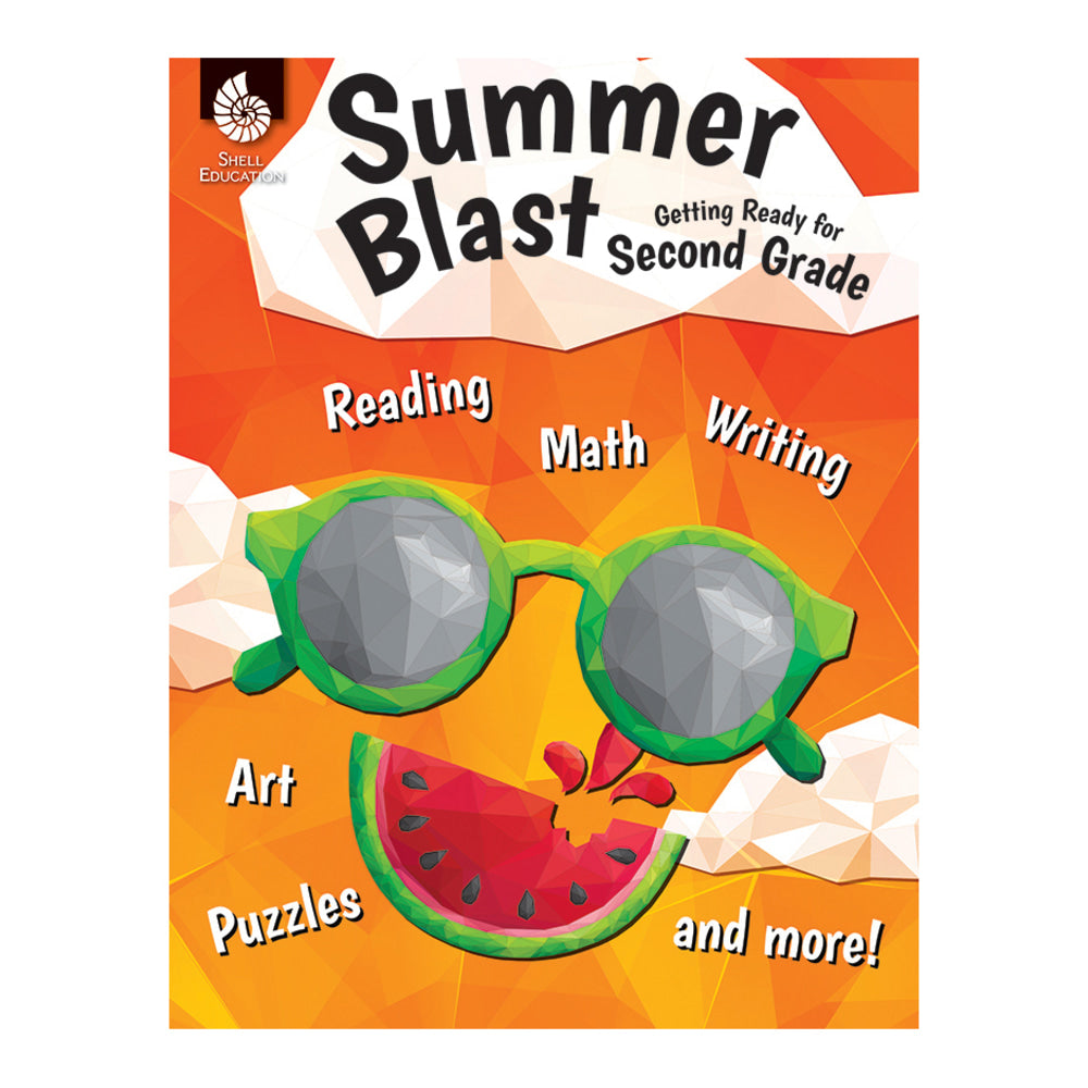 Shell Education Summer Blast Activity Book, Getting Ready For Grade 2