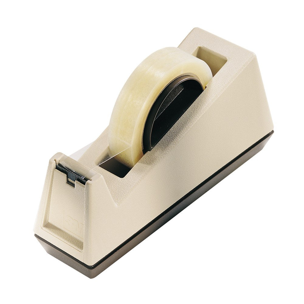 Scotch Tabletop Tape Dispenser, 3in Core, Beige