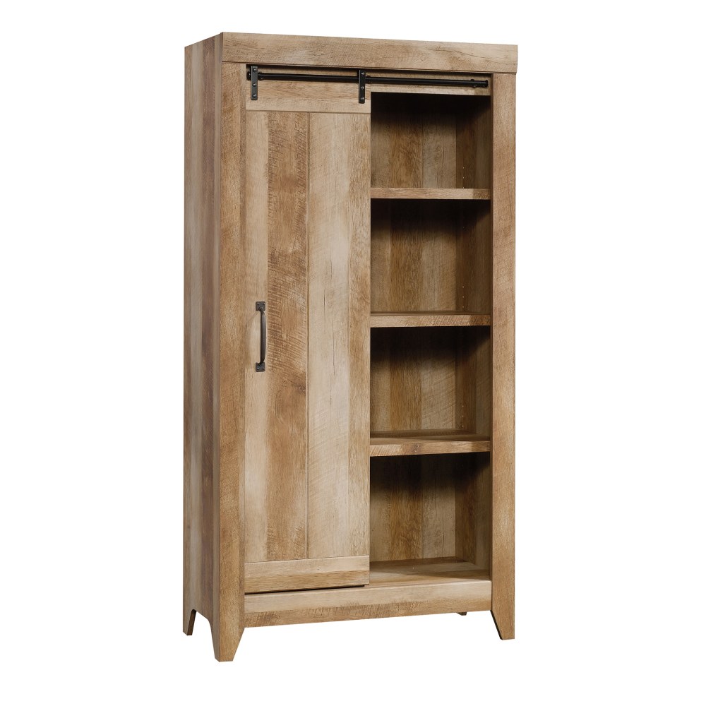 Sauder Adept Storage Collection Wood Cabinet, 7 Shelves, Craftsman Oak