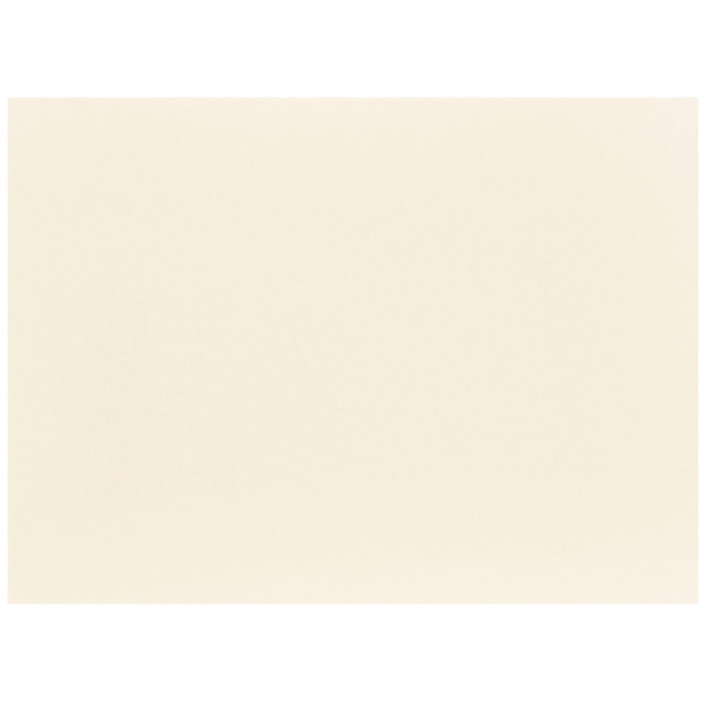 JAM Paper Blank Note Cards, 5 1/8in x 7in, Ivory, Pack Of 100