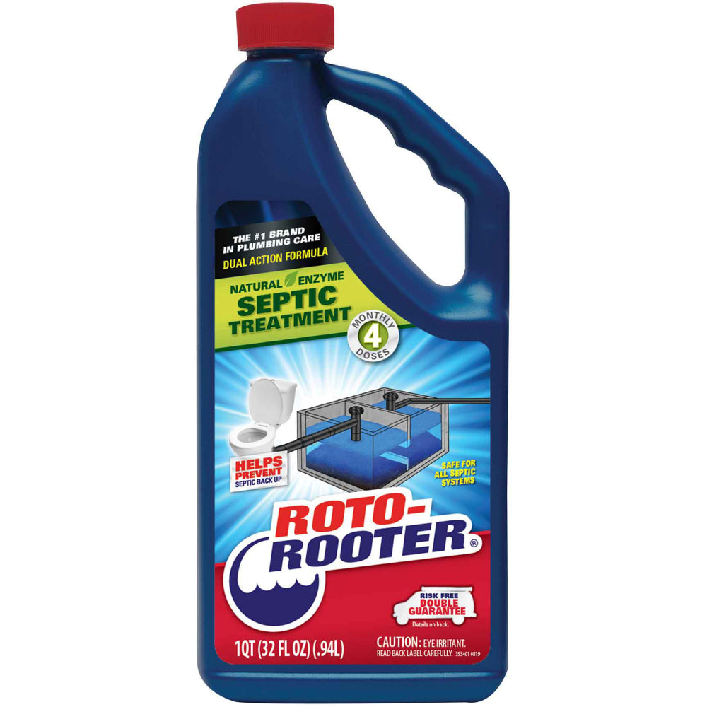 Rust-Oleum Roto Rooter Septic Treatment, 32 Oz, Case Of 6 Bottles