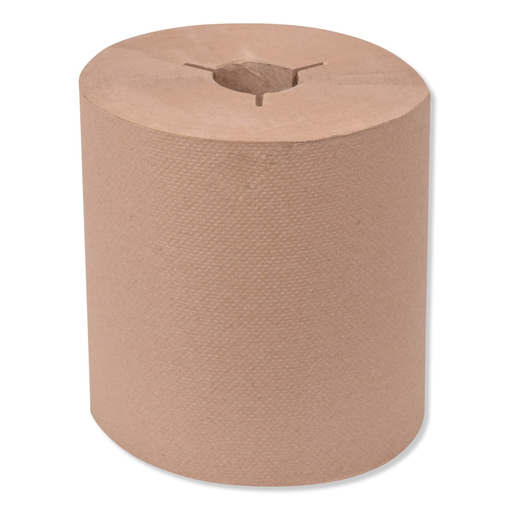 Tork Universal Notched 1-Ply Paper Towels, 800ft Per Roll, Natural, Pack Of 6 Rolls