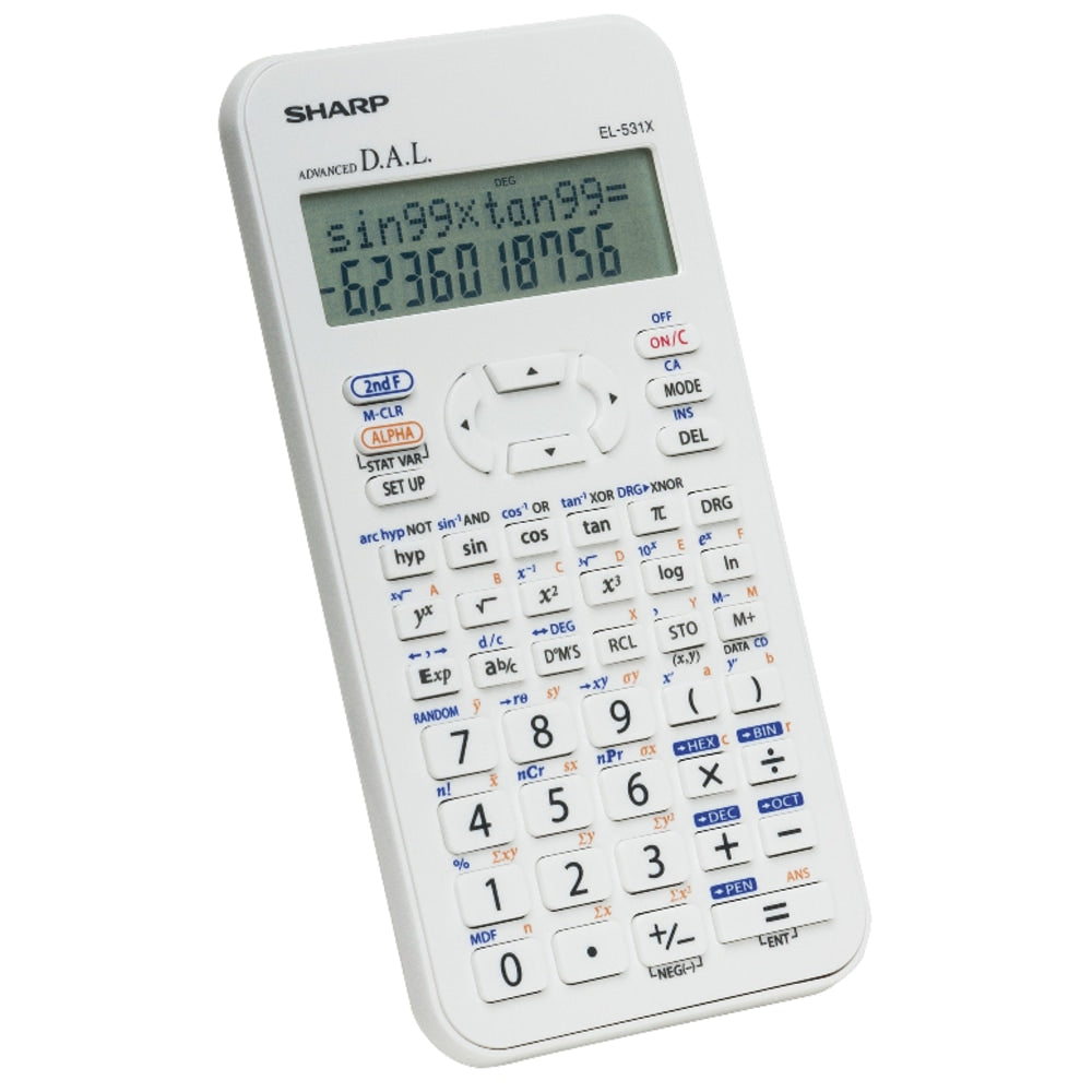 Sharp EL-531XBDW Handheld Scientific Calculator, EL-531XBDW