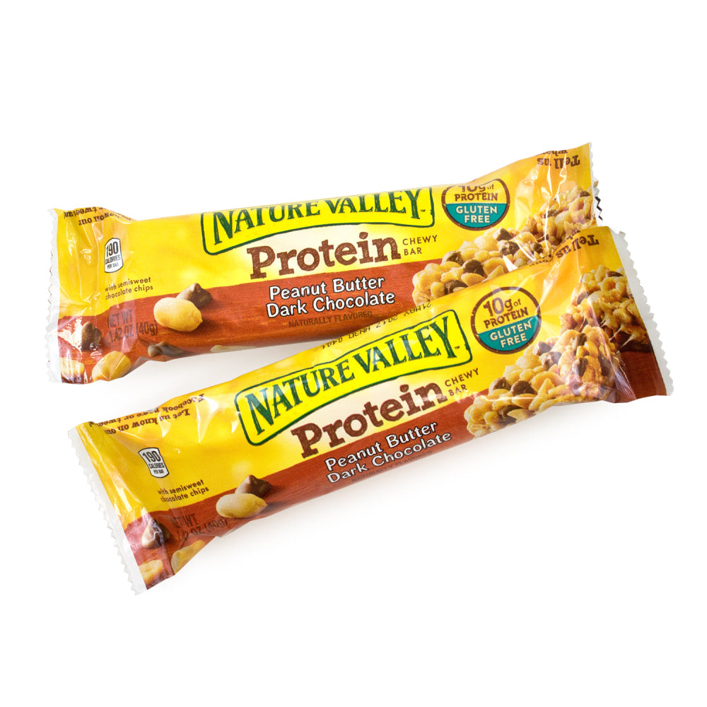 NATURE VALLEY Protein Chewy Granola Bars Peanut Butter Dark Chocolate, 1.42 oz, 26 Count