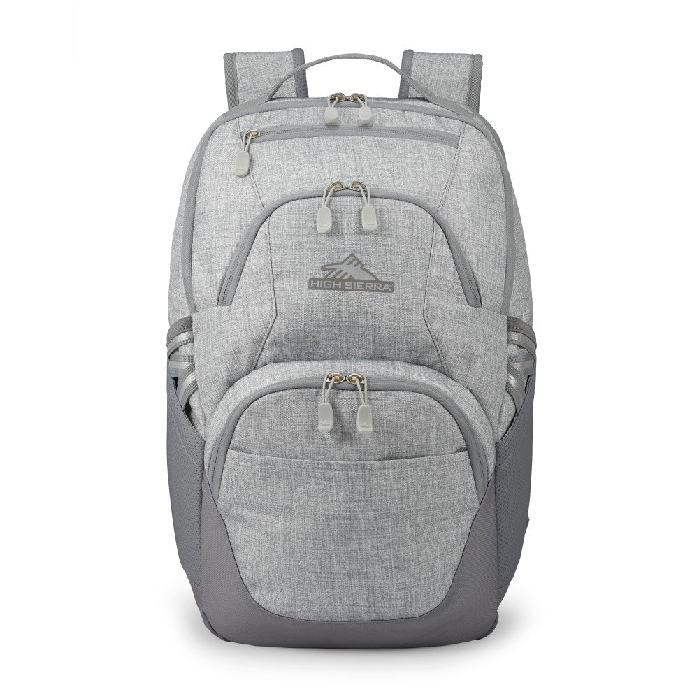 High Sierra Swoop Backpack With 17in Laptop Pocket, Silver