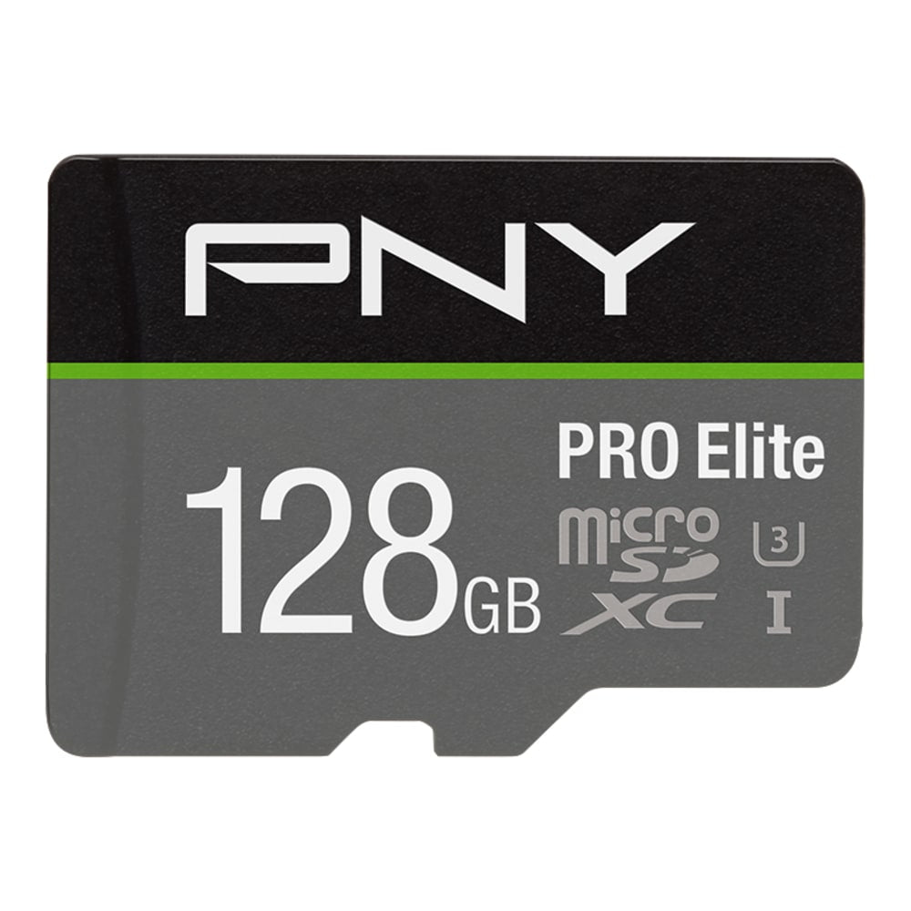 PNY PRO Elite Class 10 U3 V30 microSDXC Flash Memory Card, 128GB