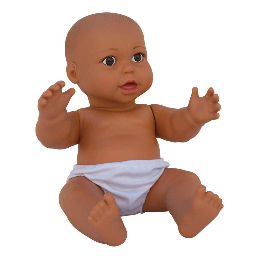 Get Ready Kids Vinyl Baby Doll, Hispanic 17.5in, Gender Neutral