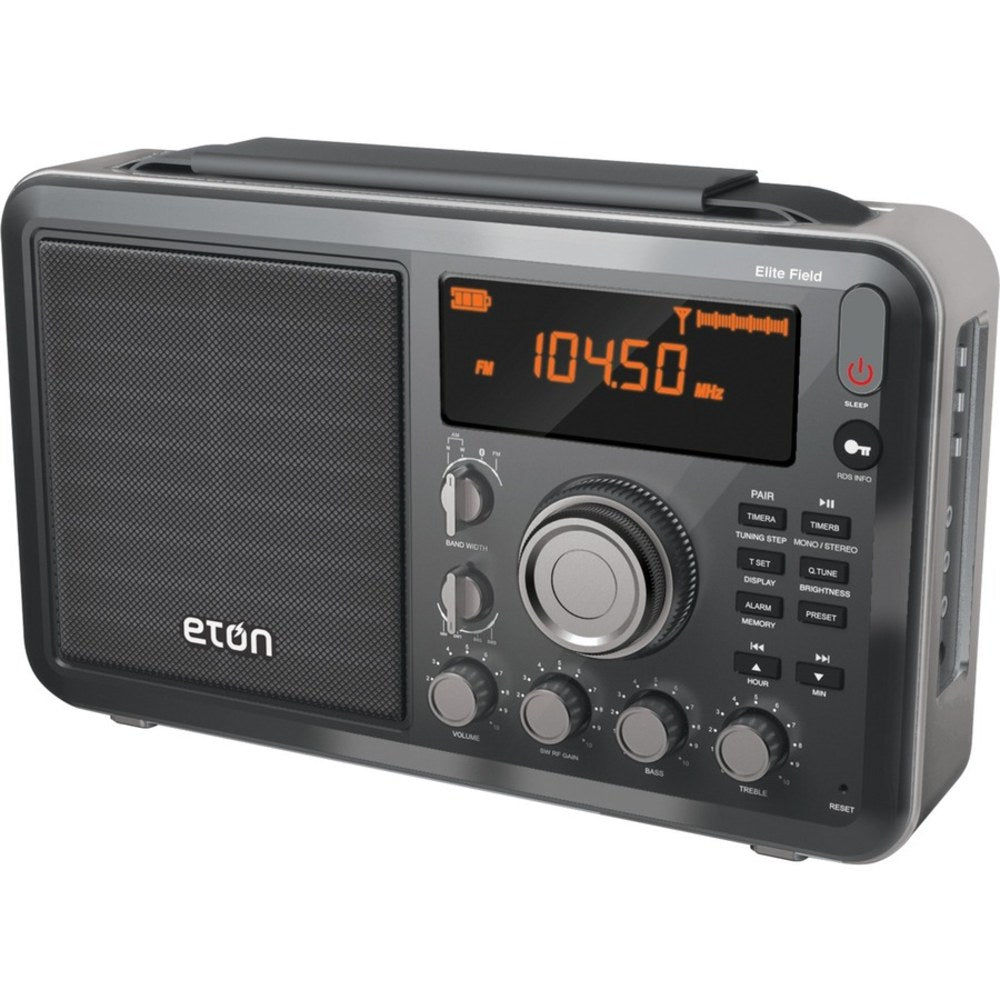 Eton Elite Field Radio - LCD Display - Headphone - 4 x D - Desktop/Portable