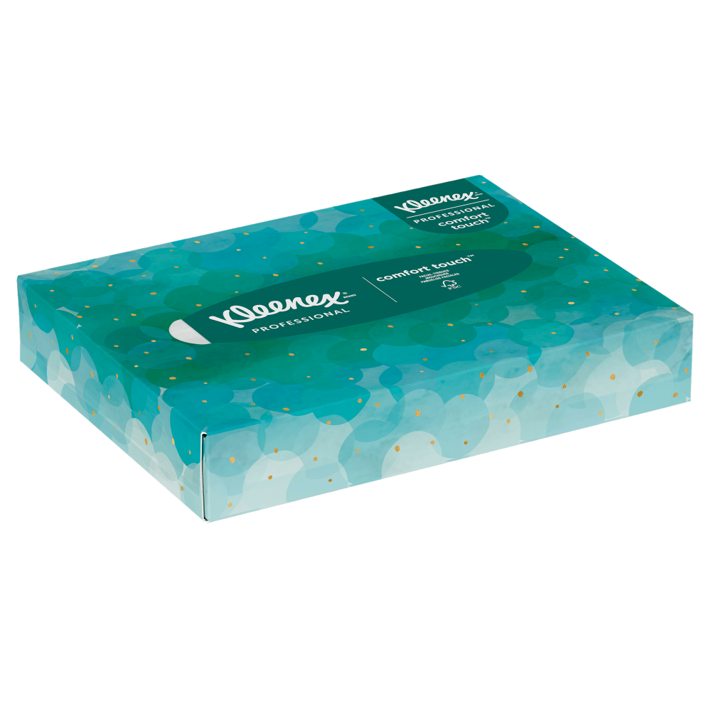 Kleenex Professional 2-Ply Facial Tissue, White, 40 Sheets Per Box, Carton Of 48 Boxes