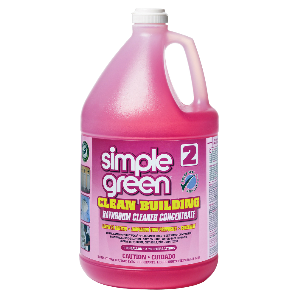 Simple Green Clean Building Bathroom Cleaner Concentrate, 128 Oz Bottle