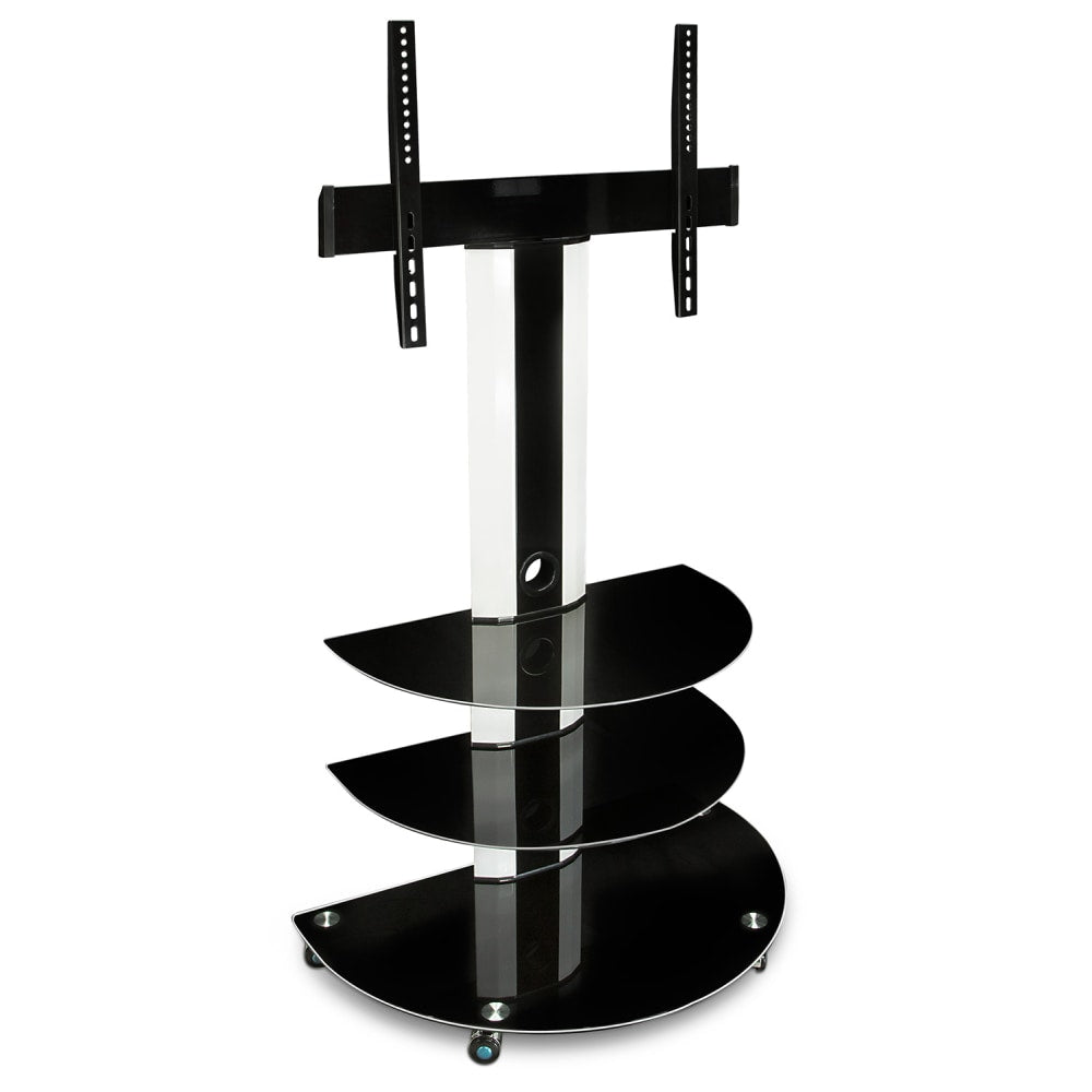 Mount-It! Rolling TV Cart For 30in - 70in Screens, Black