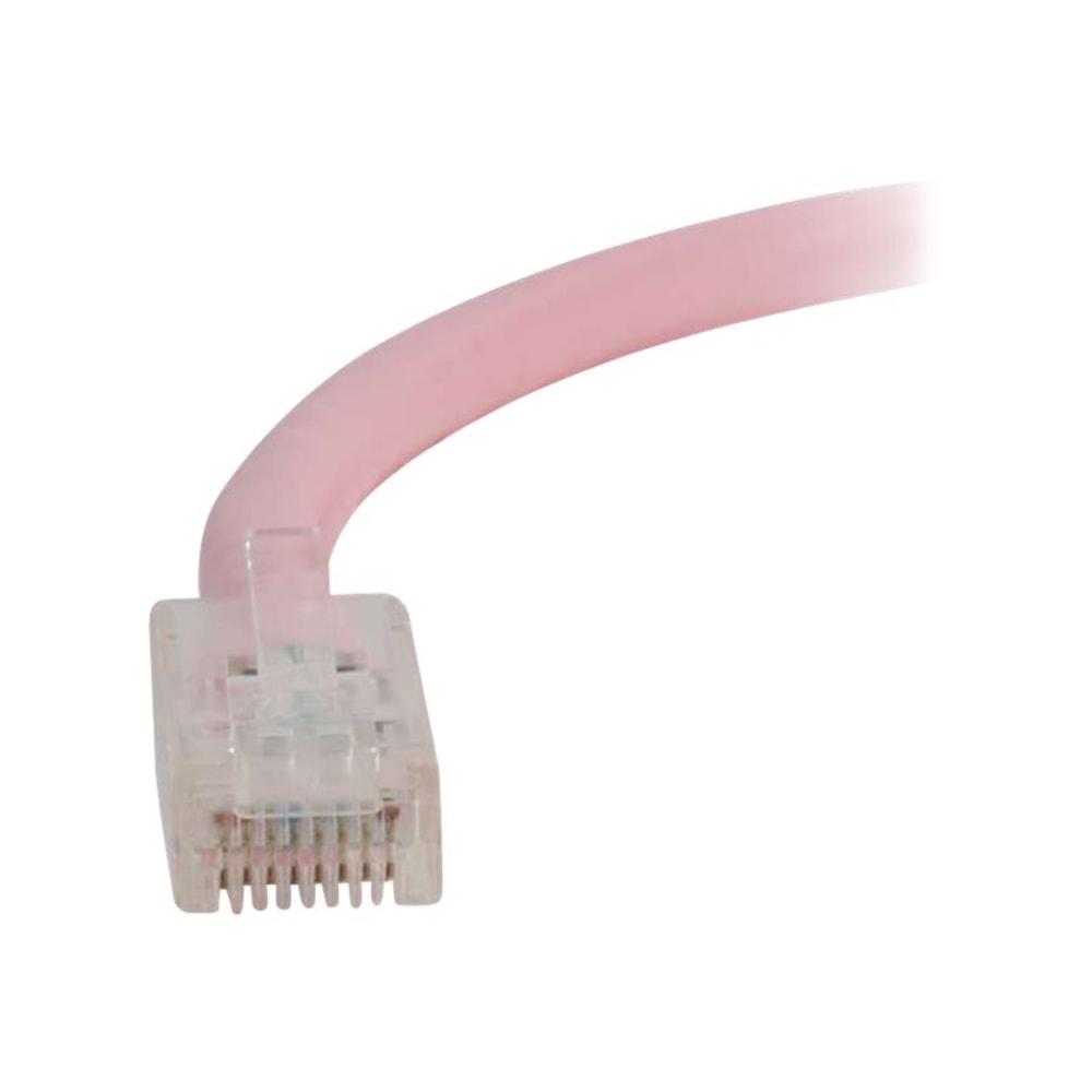 C2G 2ft Cat6 Non-Booted Unshielded (UTP) Ethernet Network Patch Cable - Pink - Patch cable - RJ-45 (M) to RJ-45 (M) - 2 ft - UTP - CAT 6 - pink