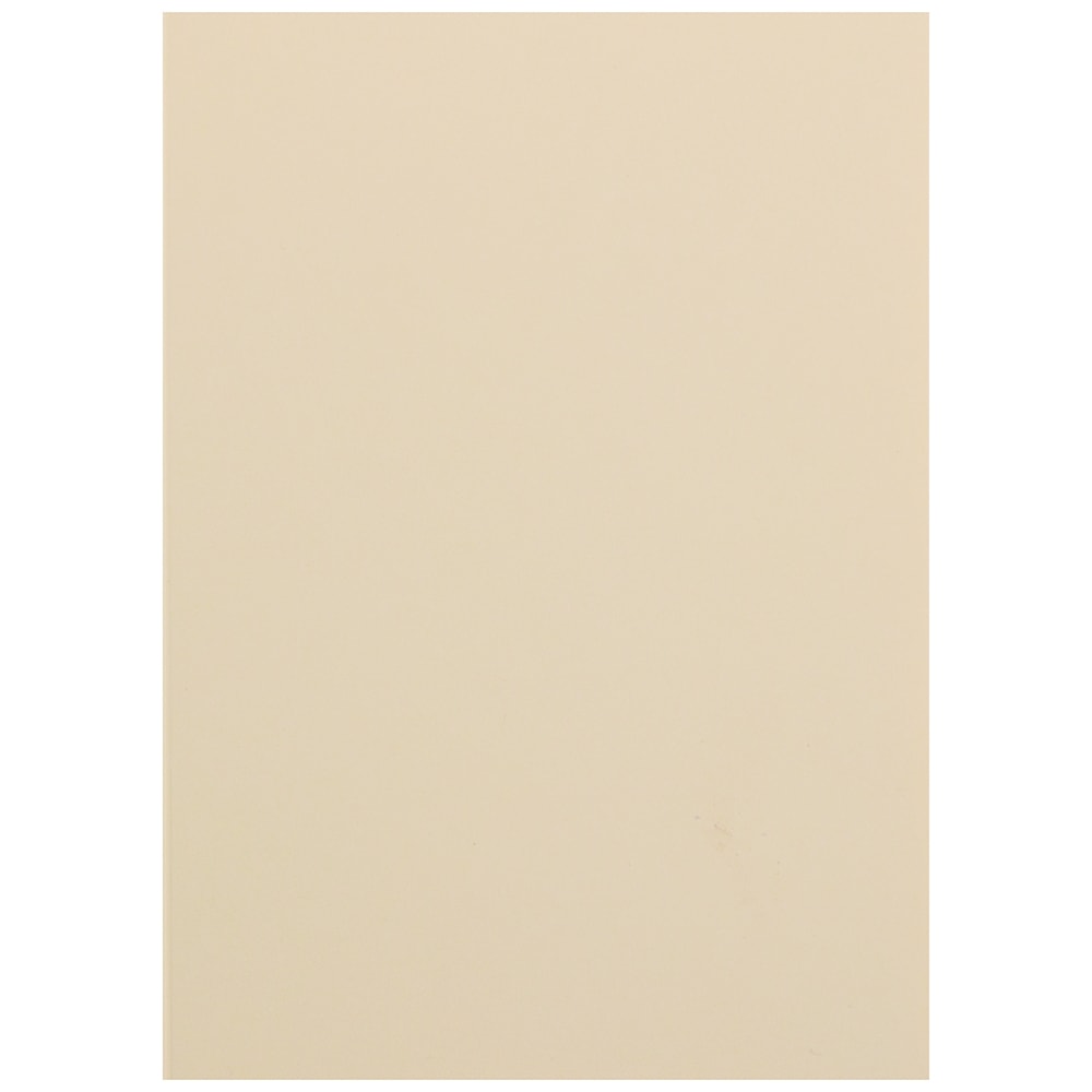 JAM Paper Strathmore Fold-Over Cards, 4 Bar, 3 1/2in x 4 7/8in, Ivory, Pack Of 25