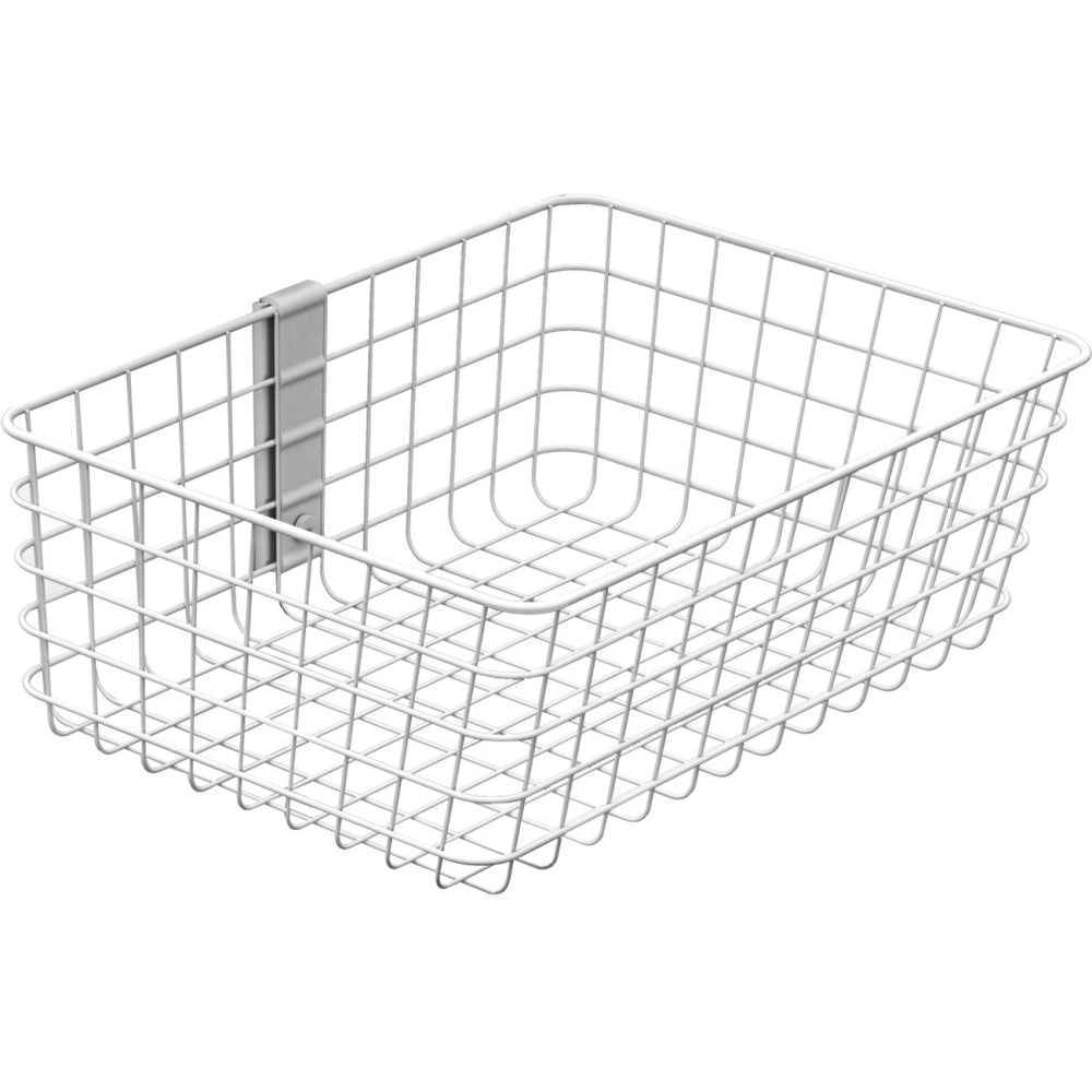 Ergotron SV Wire Basket, Large - Large - 5 lb Weight Capacity - 19.9in Length x 17in Width x 13in Depth x 6in Height - White