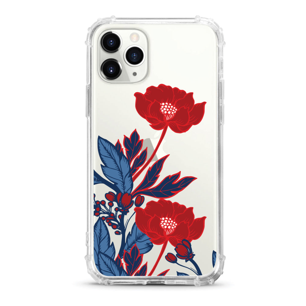 OTM Essentials Tough Edge Phone Case For iPhone 11 Pro, Red Poppies, OP-ADP-Z124A