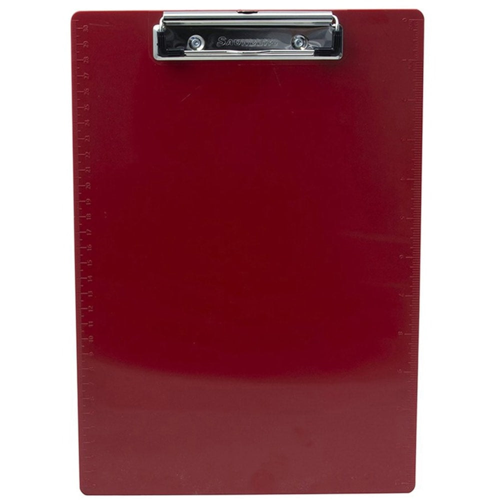 Saunders Recycled Plastic Clipboard - 0.50in Clip Capacity - 8 1/2in x 11in - Plastic - Multi - 3 / Pack