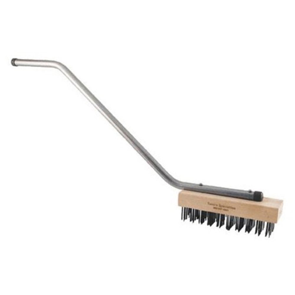 Malish Flat Wire Bristle Grill Brush, 2-3/4in x 7-3/4in