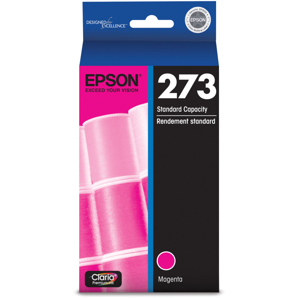 Epson 273 Claria Premium Magenta Ink Cartridge, T273320-S