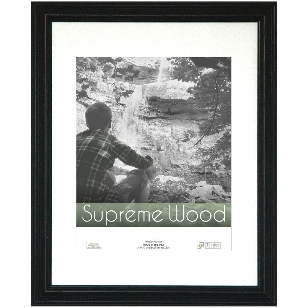 Timeless Frames Supreme Woods Frame, 8in x 10in, Black