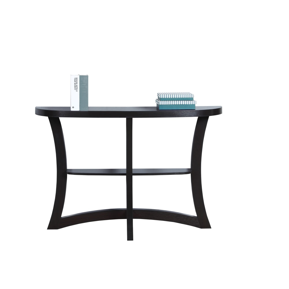 Monarch Specialties Console Table, Two Tier, Cappuccino