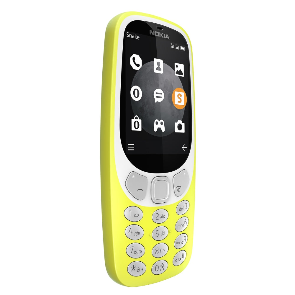 Nokia 3310 TA-1036 Cell Phone, Yellow