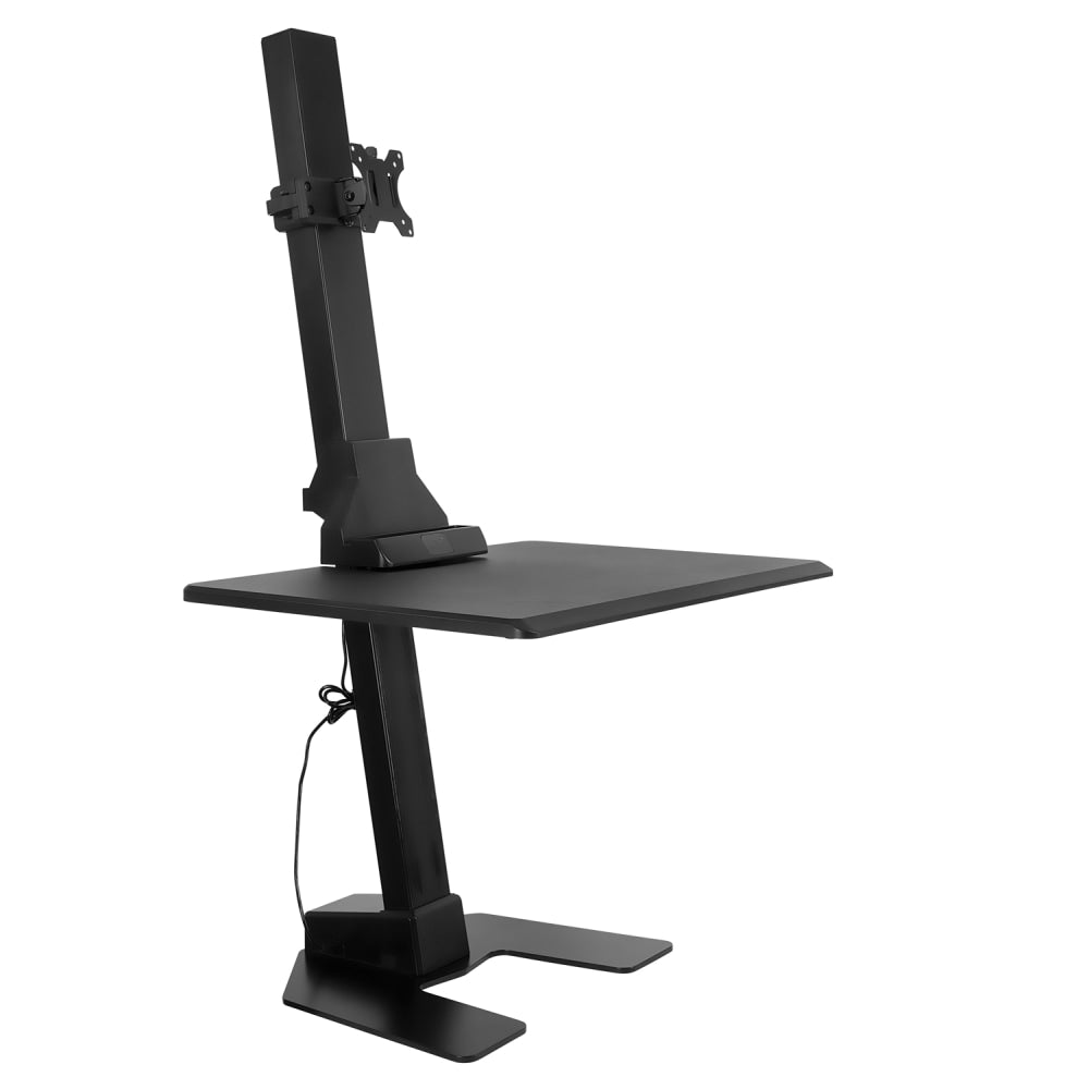 Mount-It! MI-7951 Electric Standing Desk Riser, 23-1/8inH x 31-5/8inW x 7-15/16inD, Black