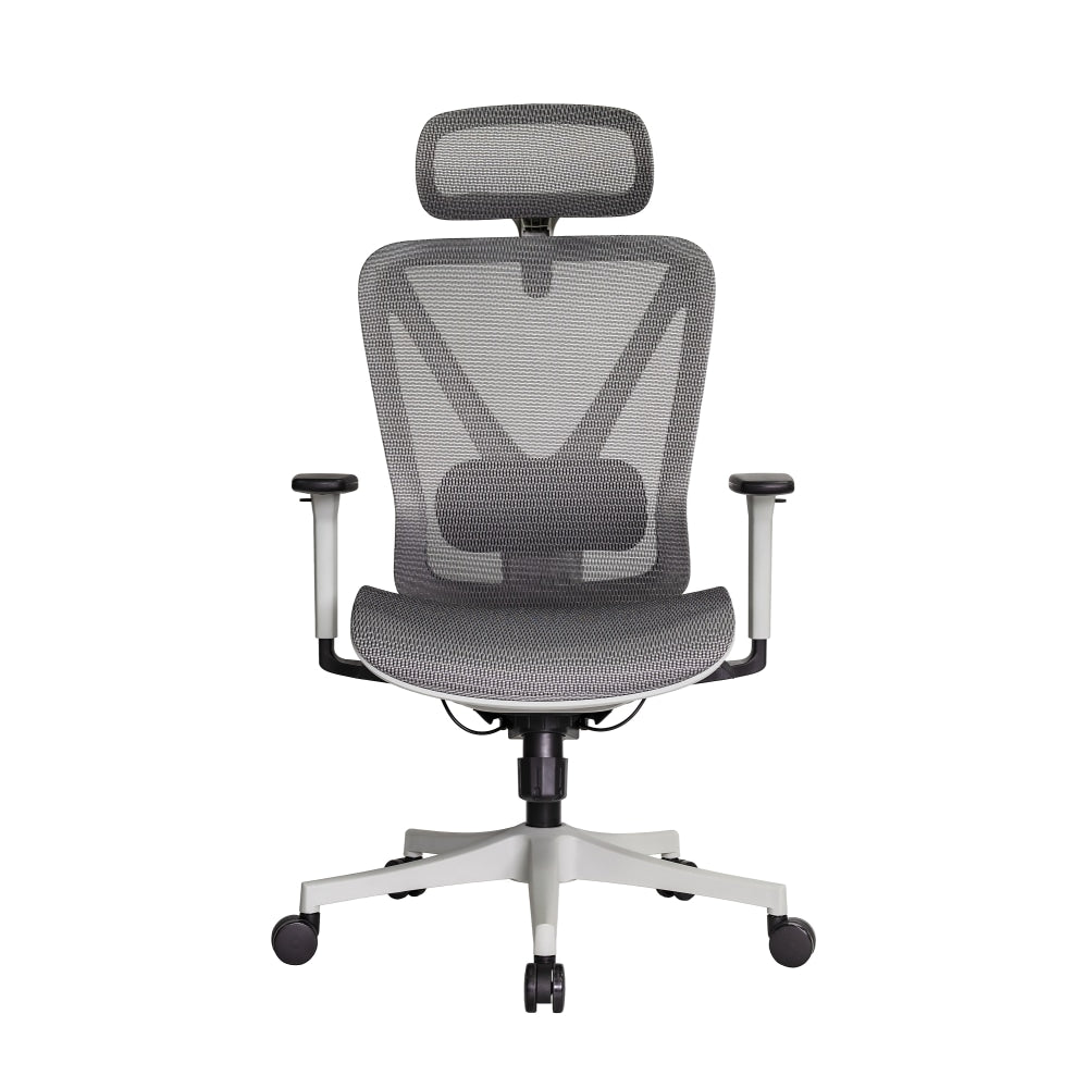 WorkPro 3000 Series Ergonomic Mesh/Mesh High-Back Chair, Gray/Gray