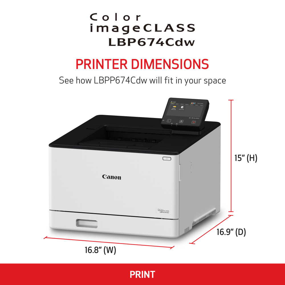 Canon imageCLASS LBP674Cdw Wireless Laser Color Printer