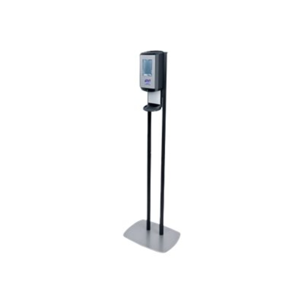 Purell ES6 Touch-Free Dispenser Floor Stand, For Hand Sanitizer, Graphite, 7216-DS